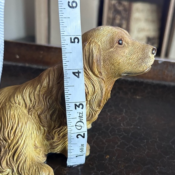 Vintage George Good Golden Retriever Resin 80's Made in Taiwan - Picture 5 of 7